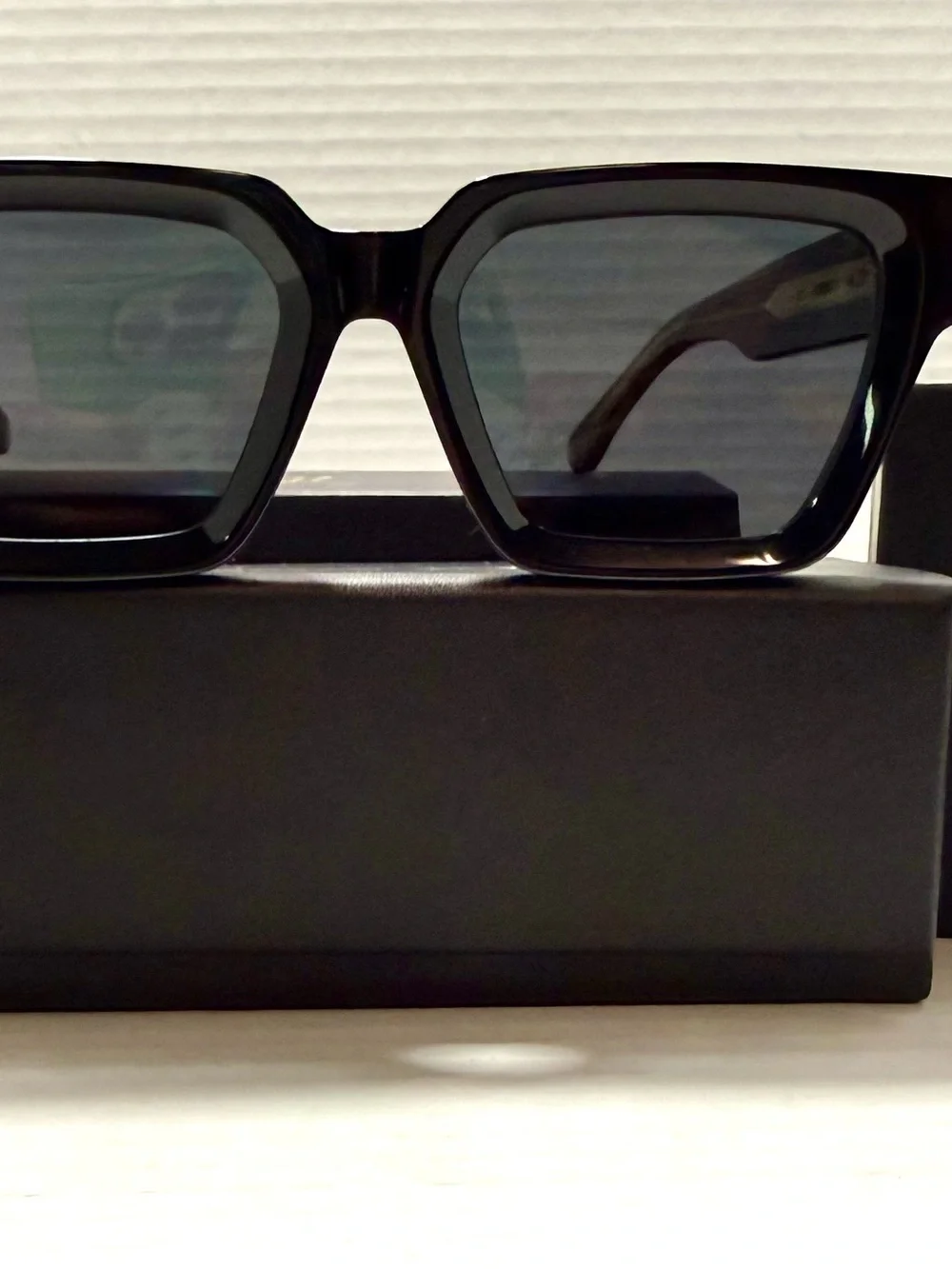 New James pro “hunnids” gloss black black lens sunglasses